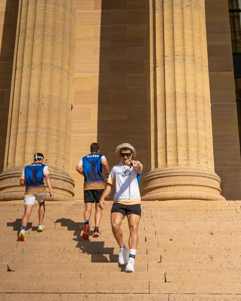 Rinaldi at the outset of his record setting performance at the 2025 PHL24. Always bringing the positive energy. Photo: Bryan Karl Lathrop